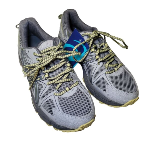 Asics Shoes Basic Walking Athletic Gel Kahana Womens US Size 8 T65LN Gray Yellow - Picture 1 of 11